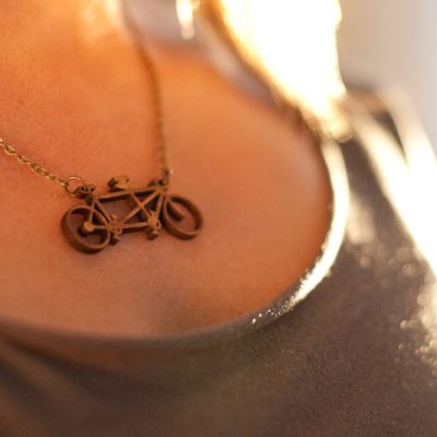 Tandem Bicycle Pendant Tandem Bicycle Pendant