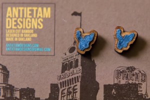 Lake Merritt Stud Earrings by Antietam Designs