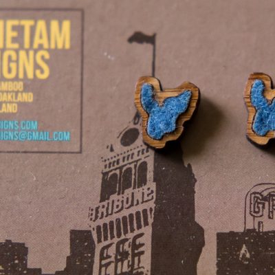 Lake Merritt Stud Earrings by Antietam Designs Lake Merritt Stud Earrings by Antietam Designs